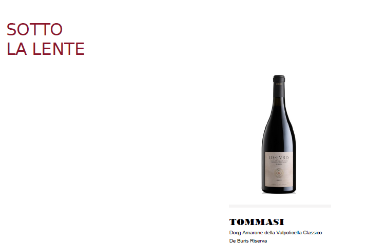 Tommasi- Docg Amarone della Valpolicella Classico De Buris Riserva