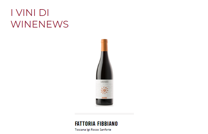 Fattoria Fibbiano: Toscana Igt Rosso Sanforte